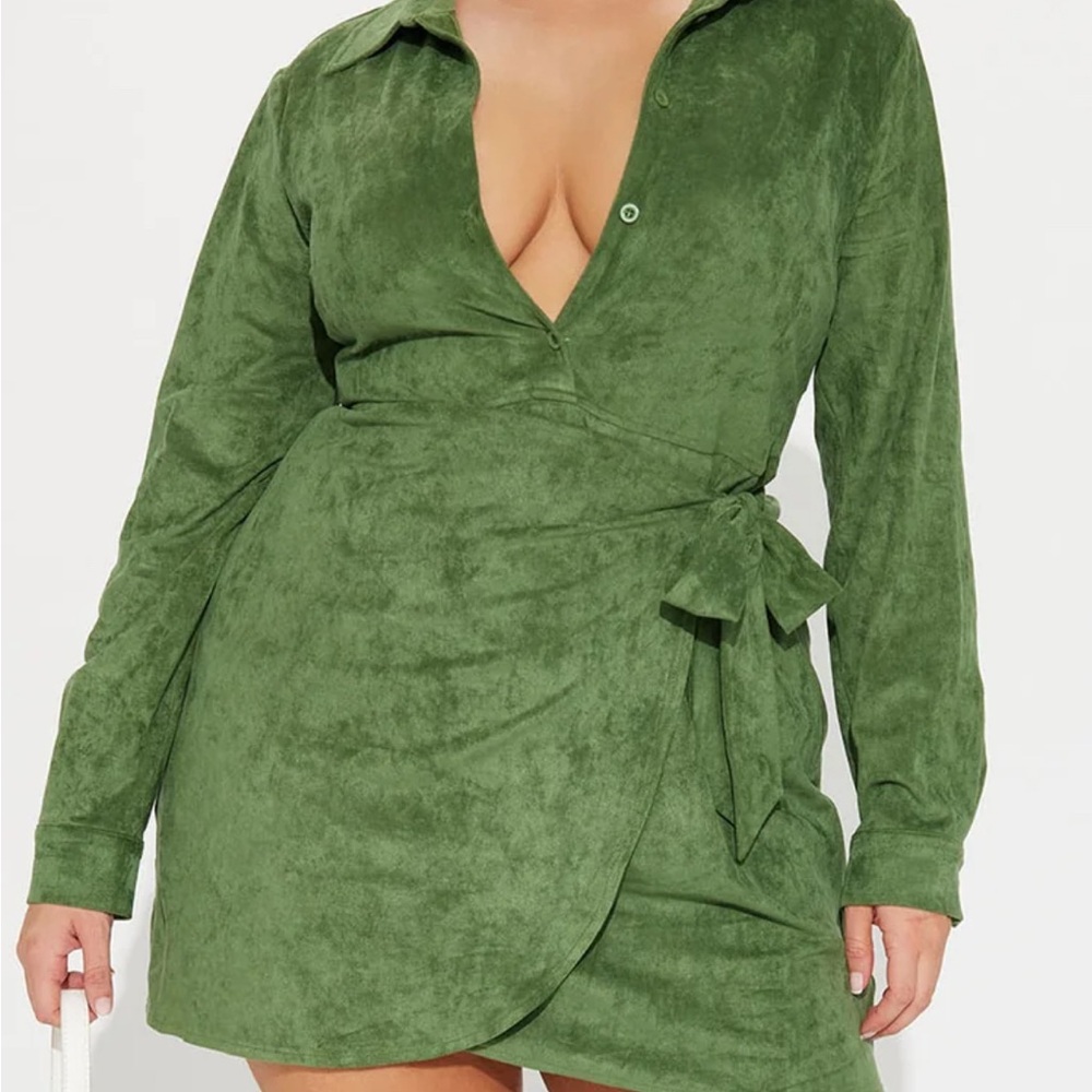 Green Wrap Dress